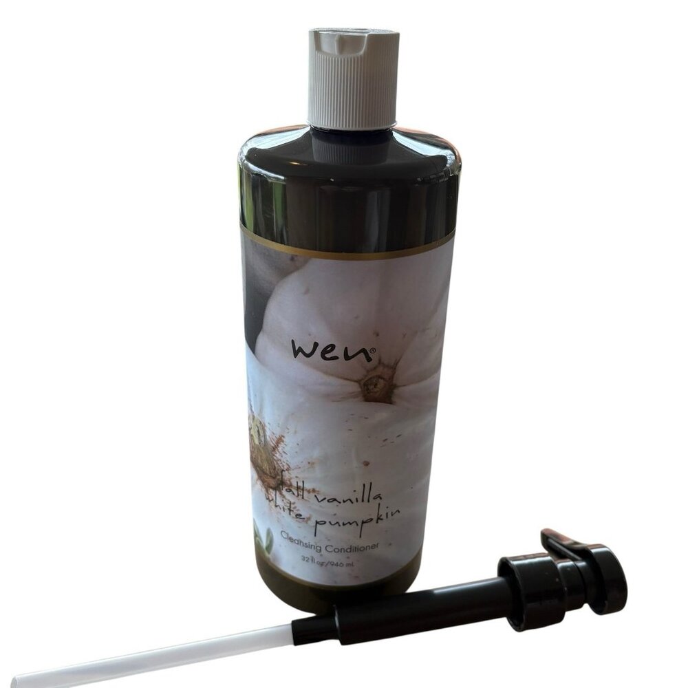 WEN Fall Vanilla White Pumpkin Cleansing Conditioner 32 oz Sealed Includes Pump